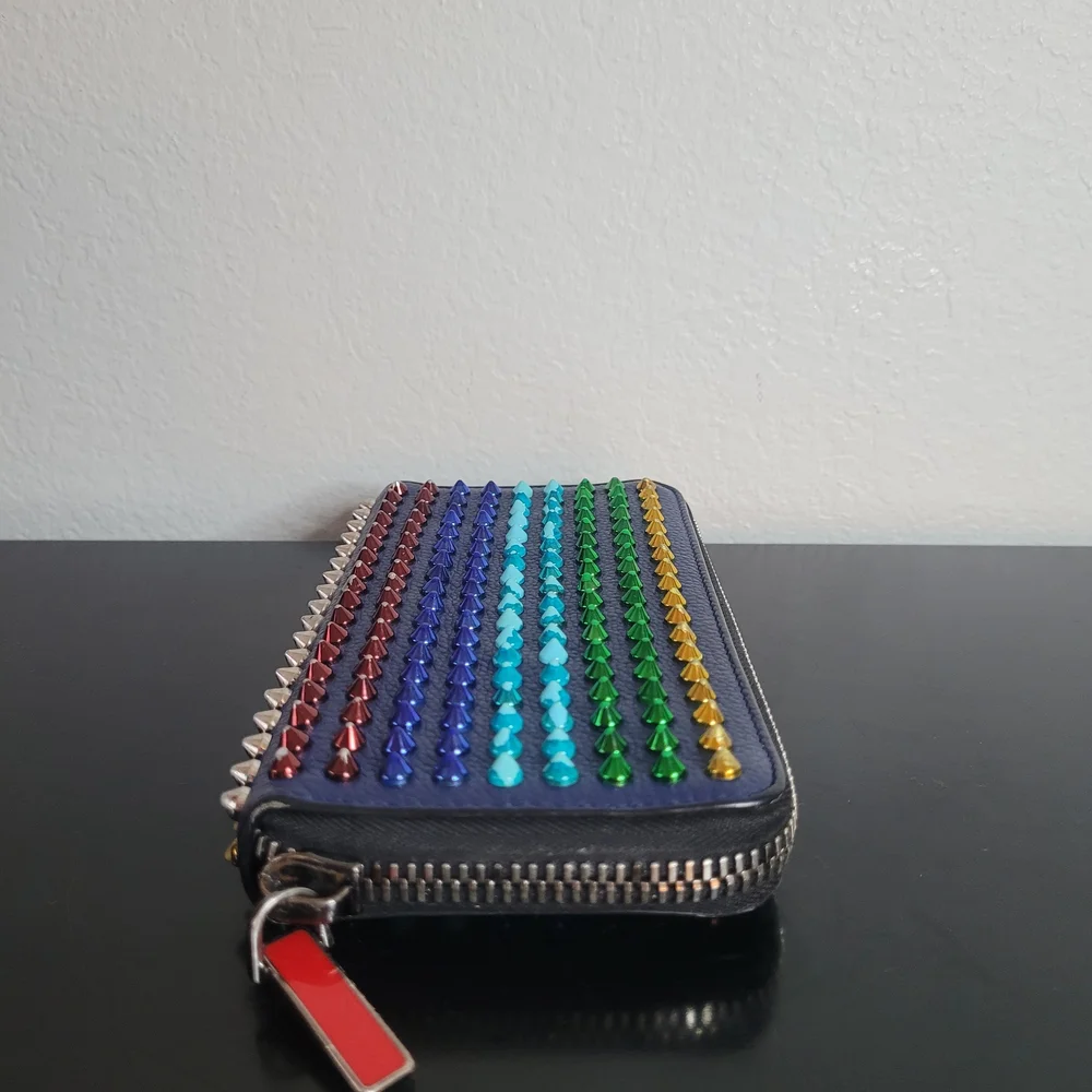 Christian Louboutin Panettone Long Wallet Multicolor Studs - Picture 4 of 15